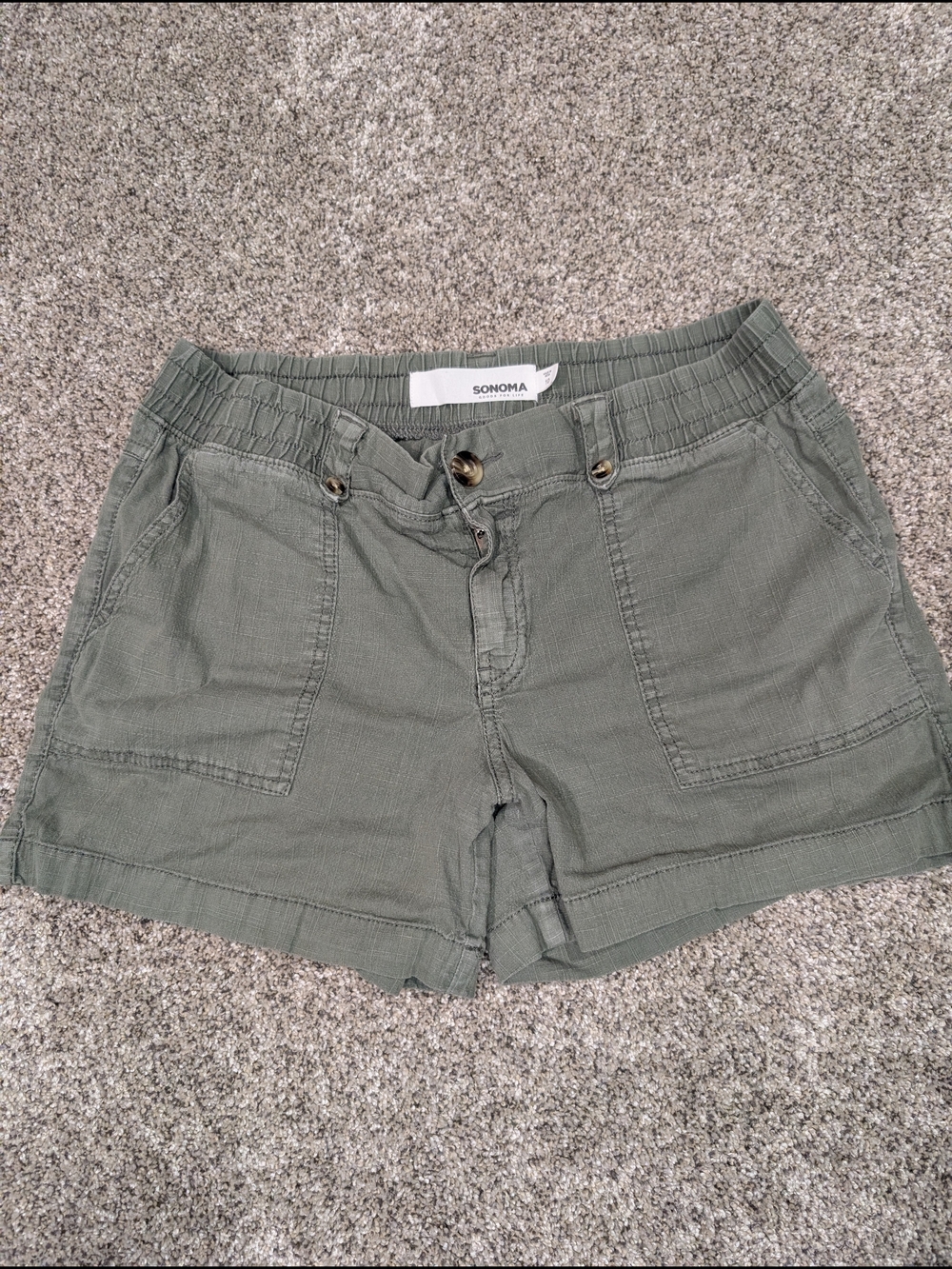 Sonoma - Size 10 - Women’s Shorts in Gray and Olive - Picture 2 of 7